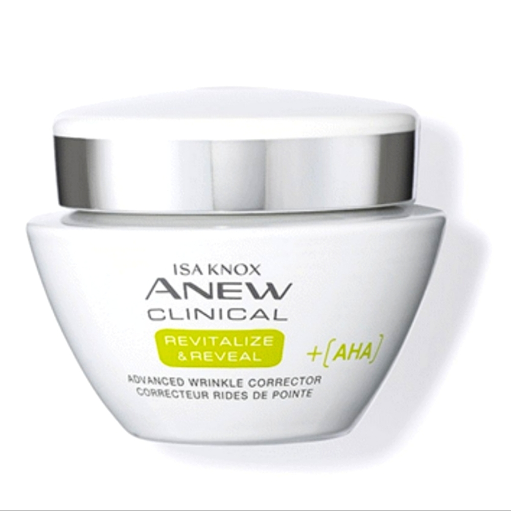 Avon Isa Knox Anew Clinical Revitalize & Reveal +AHA Advanced Wrinkle Correct…